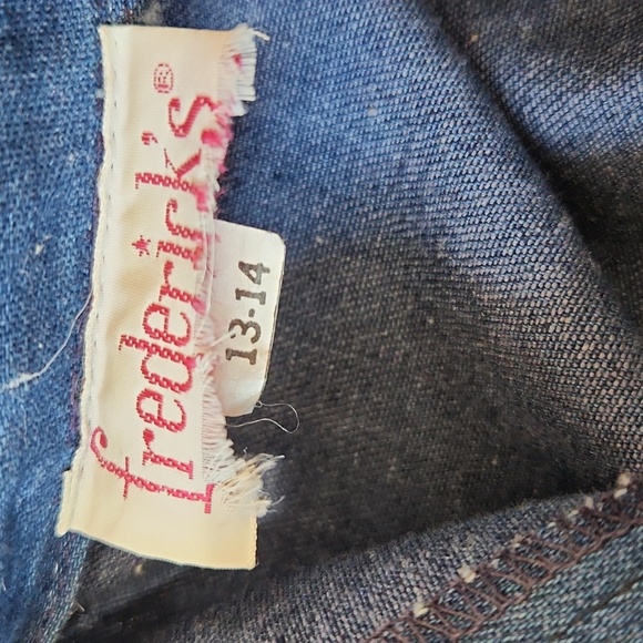 70s Vintage Fredricks Of Hollywood Disco Denim Jumpsuit Womens Small - Picture 5 of 6